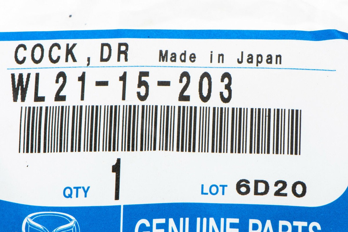 NEW OEM 2007-2013 Mazda CX-7 CX-9 Radiator Drain Plug Coolant WL21