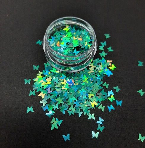 Butterfly Nail Glitter Sequins Nail Art Decoration Gel Nail Design, Crafts, UK - Picture 34 of 41