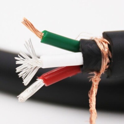 1m OFC Silber überzogenes Hifi Power Wire Kabel Powerflux Draht Für Verkauf