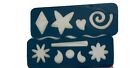 Lot 2 Fiskars Hard Plastic Drawing Stencils Templates Scrapbooking Shapes