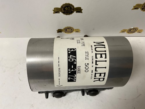 Mueller Full-Seal 3” Stainless Steel Pipe Repair Clamp 300 PSI Water 100 PSI Gas - Picture 9 of 11