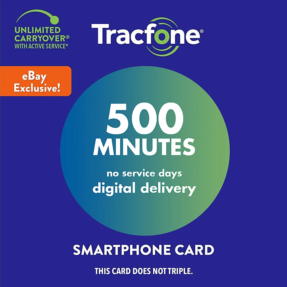 TracFone 500 Minutes Talk Time *Direct Add to your phone 2 Days* Smartphone only - Image 2 of 4