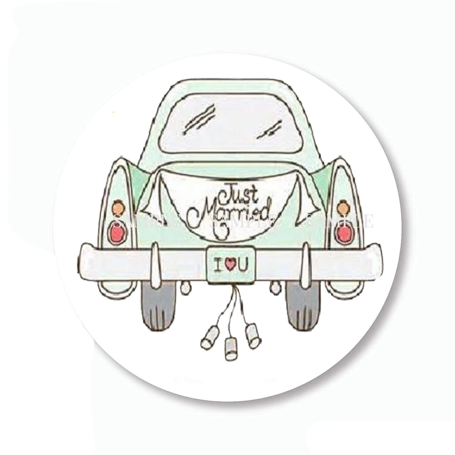 Multicolor Stickers Wedding Favors