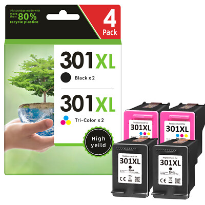 Druckerpatronen für HP 301 XL Deskjet 1050 2540 2050 A 3050 Envy 4500 4504 5530