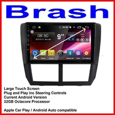 for IMPREZA 2007-2011 GPS WIRELESS APPLE CARPLAY ANDROID AUTO CAM DAB+ DVR TPMS