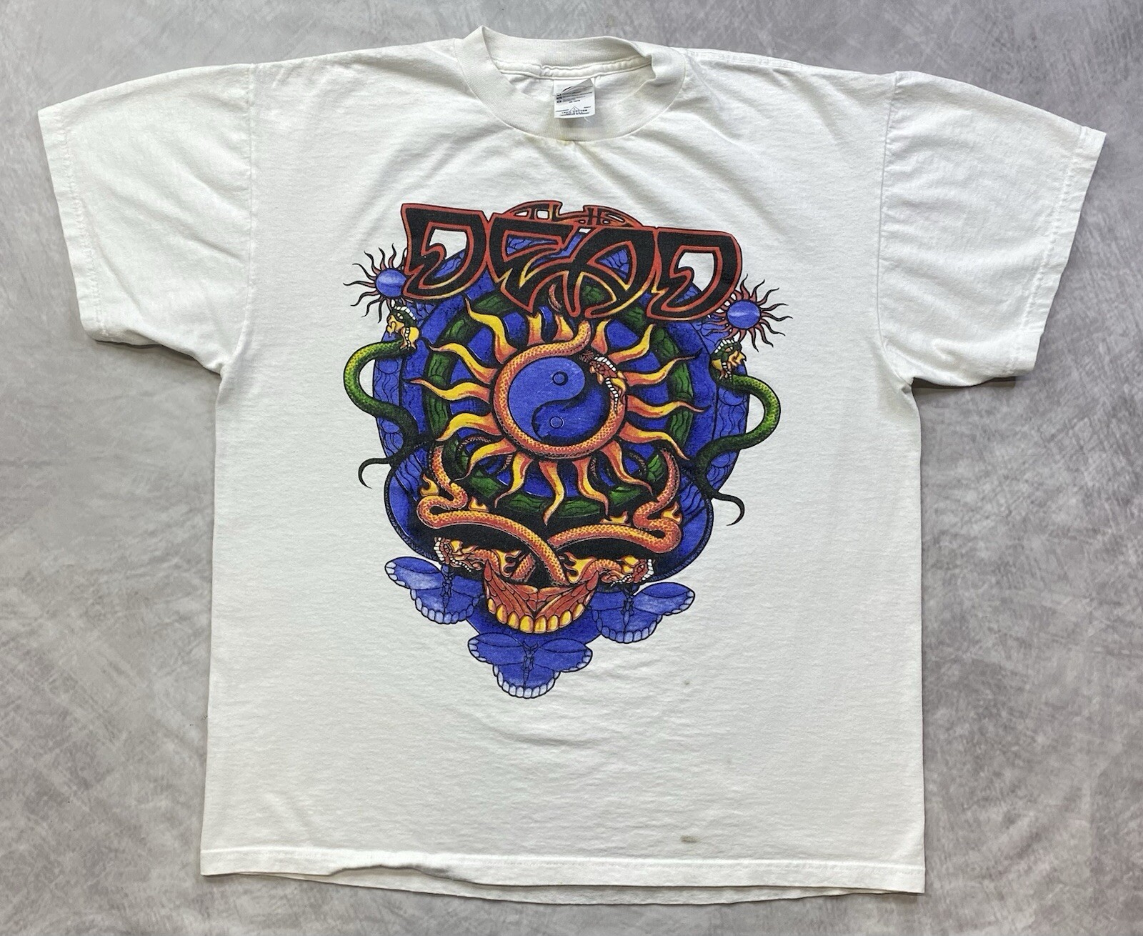 Vintage 2003 Grateful Dead & Bob Dylan Summer Tour T-Shirt Size L
