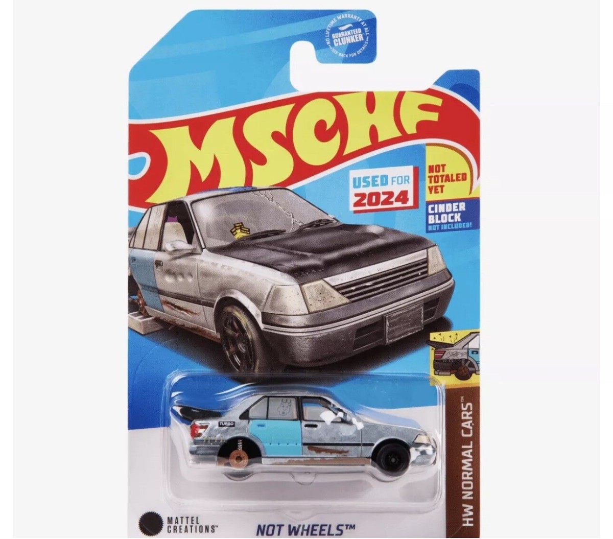 2024 Mattel Hot Wheels x MSCHF Exclusive Not Wheels HWV25 2024 Mattel Hot Wheels x MSCHF Exclusive Not Wheels HWV25