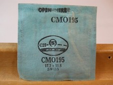 GS CMO195 Watch Crystal Fit Swiss - 17.3 x 11.8 mm - Replacement / Repair