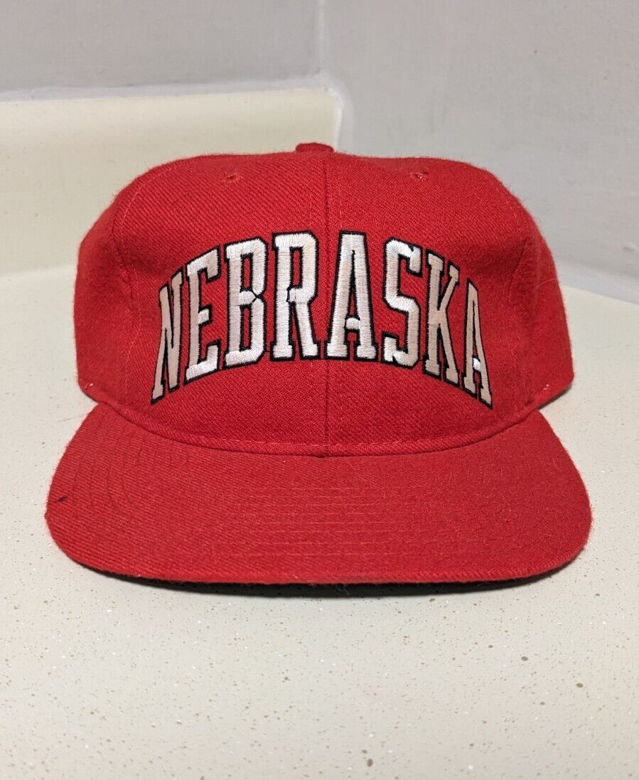 Vintage Nebraska Huskers Starter Arch Snapback Hat Cap Wool Vintage Nebraska Huskers Starter Arch Snapback Hat Cap Wool