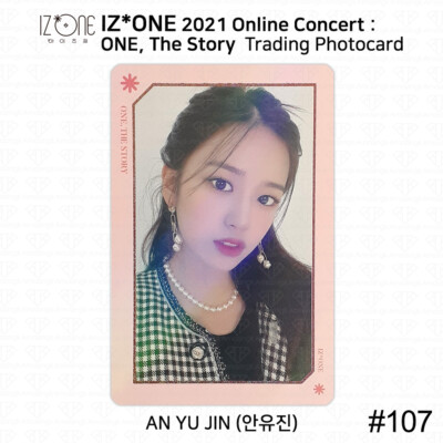 IZ*ONE 2021 One The Story Online Concert Trading card Photocard An
