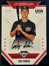 2020 USA Baseball Stars and Stripes 17U Development Program Signatures Black Ink