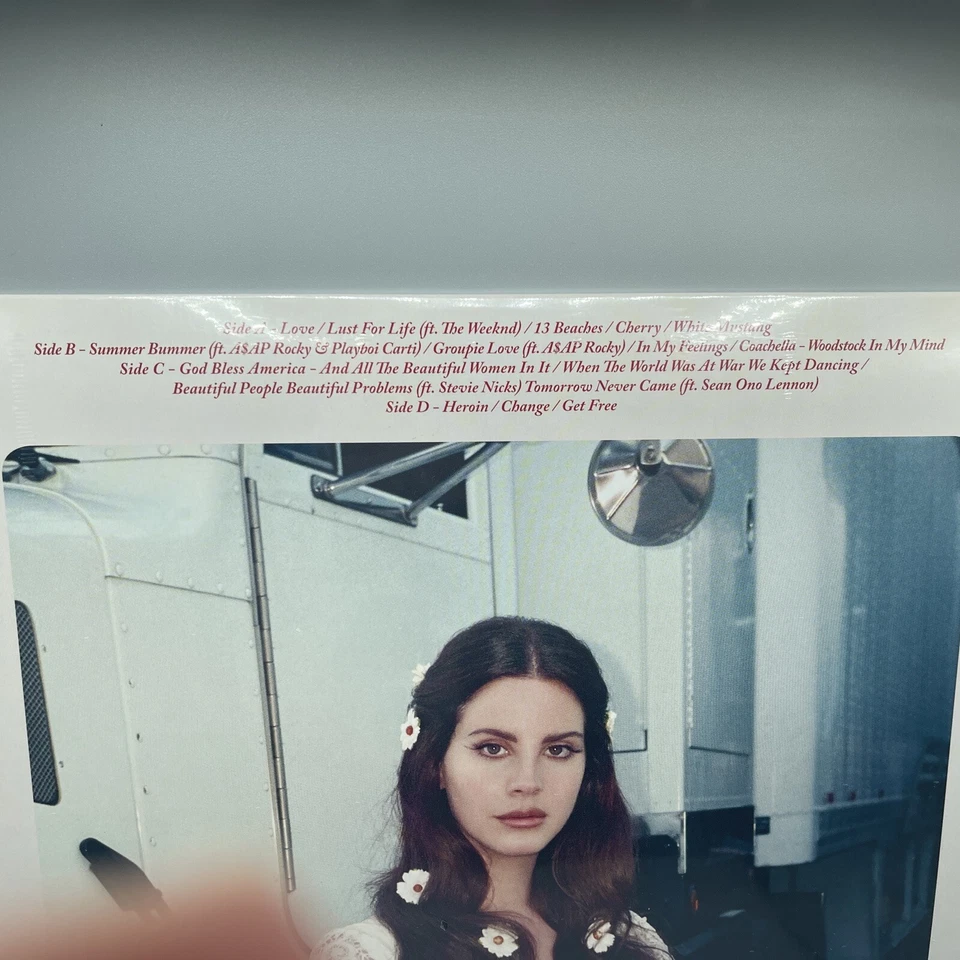 Lana Del Rey Lust For Life Ltd Edn Coke Bottle Clear Vinyl 2LP SEAL 1ST EDITION - Imagem 4 de 4