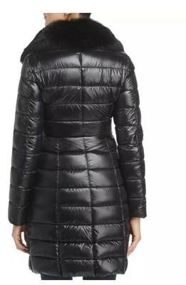 Herno Elisa Fox Fur-Collar Down Coat Size 40 IT/4 US | eBay