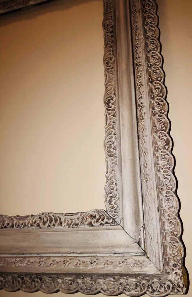 Antique Ornate And Wooden Wall Picture Frame 17”x14” Picture Capacity  - Image 3 of 4