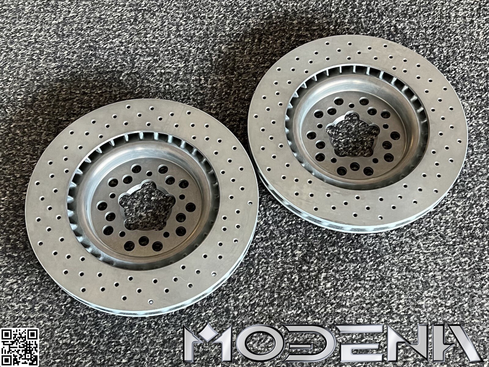 Original Satz Bremsscheiben Brake Disc Rotor Front Rear Ferrari F430 ...