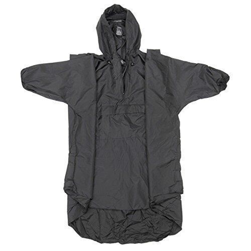 Snugpak Enhanced Patrol Poncho WGTE 100% Waterproof Covering Backpack Black - Picture 1 of 5