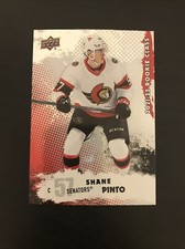 2021-22 Upper Deck Hockey Rookie Class Holo Foil SP RC Shane Pinto Senators