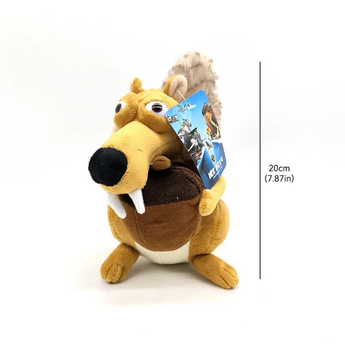 Ice Age Plush Animal Toy Scratte Scrat Manny Diego Cartoon Stuffed Animal - Picture 15 of 41