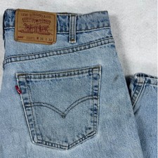 Vintage 90's Levis 505 Regular Fit Straight Leg Jeans Light Wash 36x32 Canada