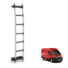 Peugeot Boxer Rhino Rear Door Ladder for 2006+ [H2] 6 Anti-slip Steps