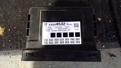 2017-2020 CHEVROLET COLORADO CHASIS CONTROL BODY CONTROL