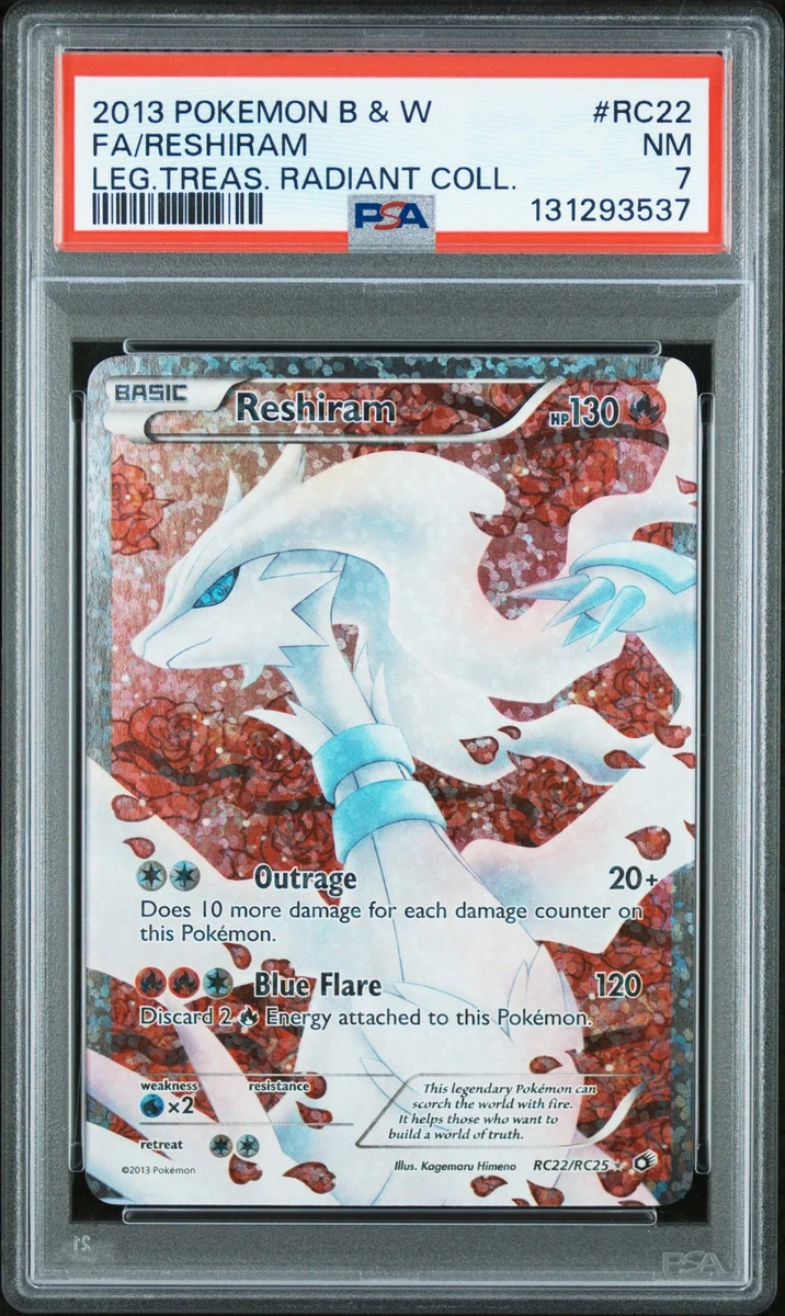 Reshiram Pokémon TCG Professional Sports Authenticator (PSA