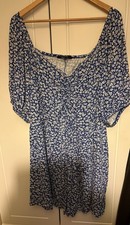 Ladies Yours Clothing Plus Size 26-28 Flowery Dress