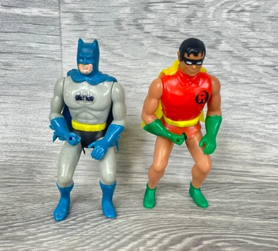 Mego Pocket Heroes Batman & Robin Figure, Vintage 1979, Comic Action Heroes - Image 1 of 4
