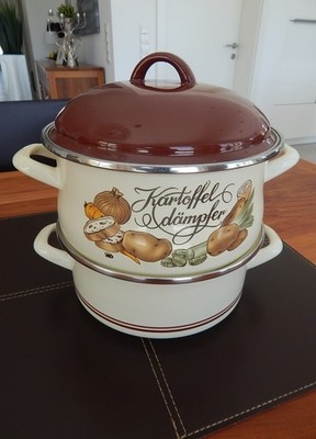 Elo Kartoffeldämpfer Biodünster Emaille 20 cm neu
