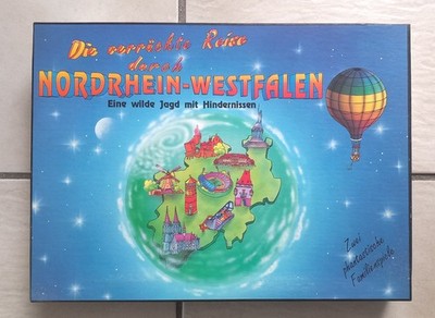 2 Gesellschaftsspiele TOP SECRET sowie Die verrückte Reise durch NRW von 1991