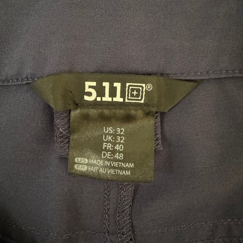 5.11 Tactical 32x7 Navy Blue Mens Hybrid Perforamnce Dredger Shorts 73366 - Picture 5 of 10