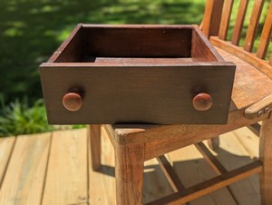 Vintage Salvaged Dovetailed Rustic Primitive Wood Drawer #2