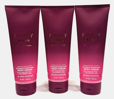 NEW 3 BATH  BODY WORKS FRUITY MUSK ULTIMATE HYDRATION BODY CREAM 8 OZ