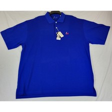 Eleven Straight Byron Nelson Mens XXL Blue Pique Polo Shirt Dunes West LG2000