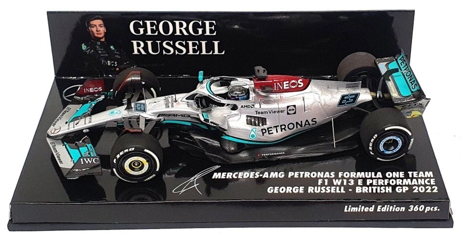 Minichamps 1/43 Scale 417 221063 - F1 Mercedes AMG British GP 2022 G. Russell - Image 4 of 4