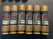 LOT OF 9 Bussmann Fusetron FRN-R-50  50 Amp 250V Fuses RK5  X-01