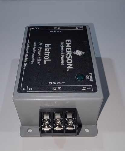 FILTRO DE ALIMENTACIÓN EMERSON ISLATROL IC+105 AC, 120VAC, 50/60Hz, 5A, ***NUEVA CAJA ABIERTA*** - Imagen 3 de 8