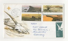 SWA / Namibia Mi. No. 427-430 FDC Namib Desert Airmail to Germany