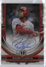 2023 Topps Tribute Tribute Auto Red 5/10 Barry Larkin #TA-BL Auto HOF 05x8