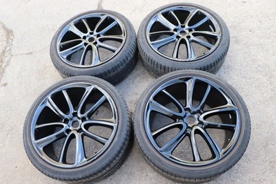 BENTLEY CONTINENTAL GT MK3 DOUBLE SPOKED GLOSS BLACK  POLISHED BBS ALLOY WHEELS