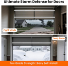 16FT Garage Door Reinforcement Strut Kit, Professional 18-Gauge Steel - 1.2M Lon