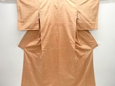 7448619: JAPANESE KIMONO / TSUMUGI / WOVEN STRIPE