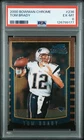 2000 BOWMAN CHROME #236 TOM BRADY ROOKIE RC PSA 6