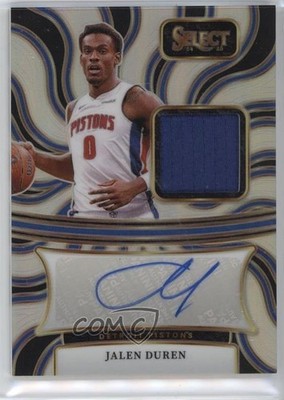 2024-25 Panini Select Memorabilia /199 Jalen Duren #AM-DUR Auto 0c6
