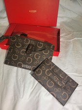 NWT GUESS Wristlet  Wallet- OPEN BOX- Never Used-Casual Or Formal CLUTCH