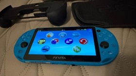 PS Vita Aqua Blue PCH-2000 ZA23 Console playstation Sony JAPAN F/S 64gb