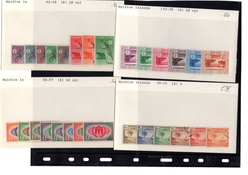 BH GOLDPATH: MALDIVE ISLANDS STAMP, CAT VALUE $7.55 BHS_001_151_30