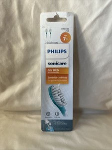 Sealed Philips Single Pack Sonicare Kids Brush Heads 2 Brush Heads Extra Soft