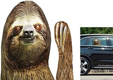 Car Window Cling Funny Car Sticker Window Decal for Vehicles Automotive Sloth