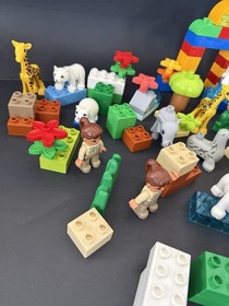 HUGE LEGO Duplo ZOO LOT My First Zoo Set #6136 #4962 #10971 Giraffe Tiger Polar